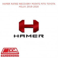 HAMER RATED RECOVERY POINTS FITS TOYOTA HILUX 2018-2020